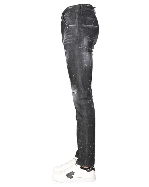DSquared² Cool Guy Fit Jeans in Gray for Men | Lyst