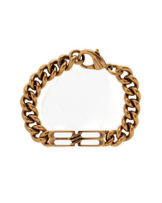 Balenciaga logo-plaque chain-link Bracelet - Farfetch