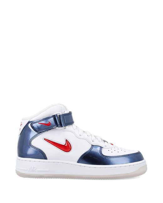 navy blue air force 1 mid