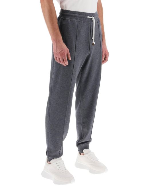 Brunello Cucinelli Track Pants in Blue for Men Lyst UK