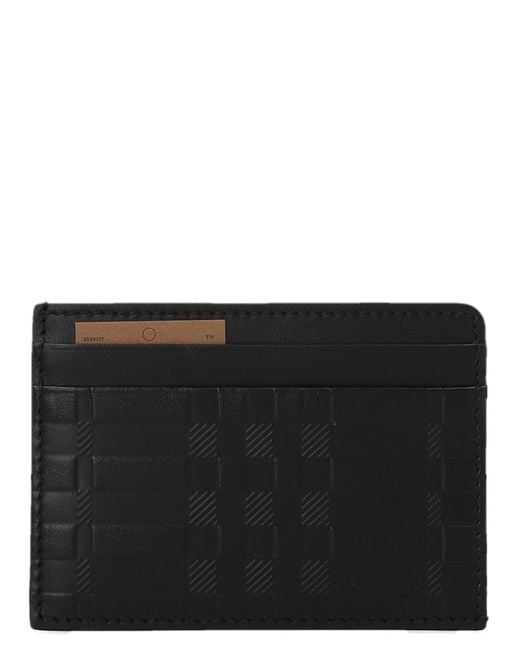 Burberry Leather Kier Card Holder Men in Black for Men Lyst