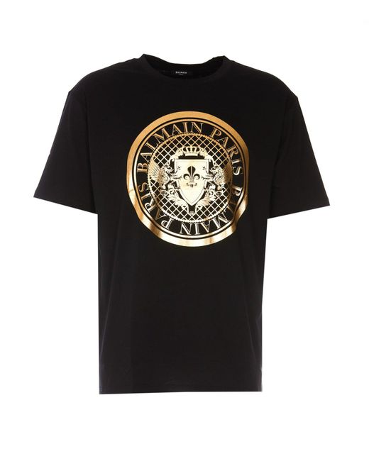 balmain coin t shirt