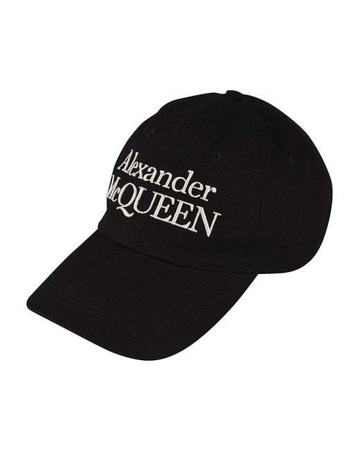 Alexander McQueen Logo Embroidered Cap 