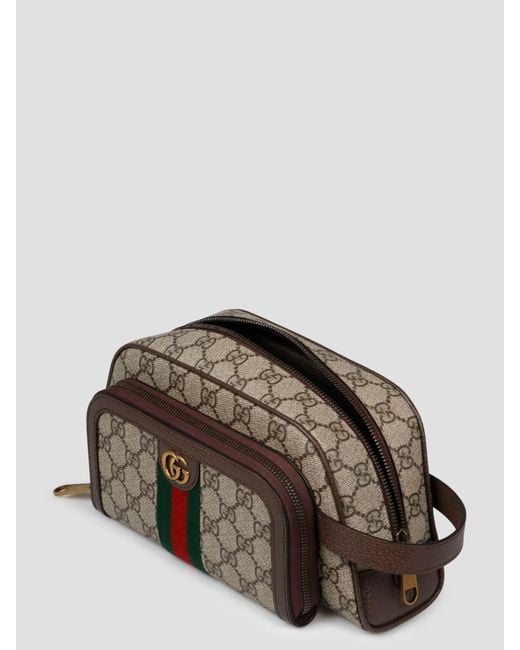 Gucci Ophidia Gg Toiletry Case in Brown for Men Lyst