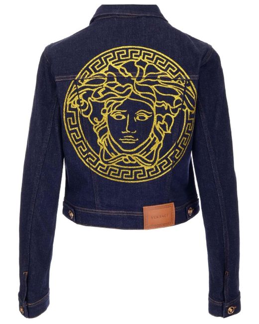 blue versace jacket
