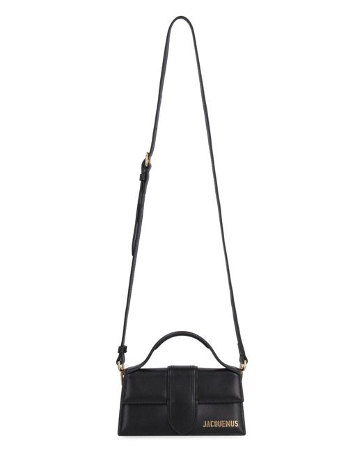 Jacquemus Le Bambino Leather Handbag in Black | Lyst