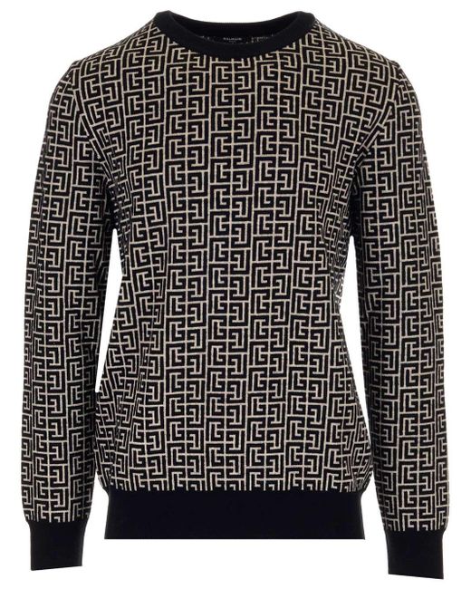 balmain black sweater