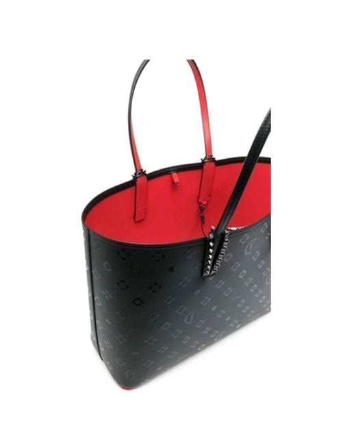 Christian Louboutin CABATA Spiked Studded Empire Leather Tote Bag Large  $1850