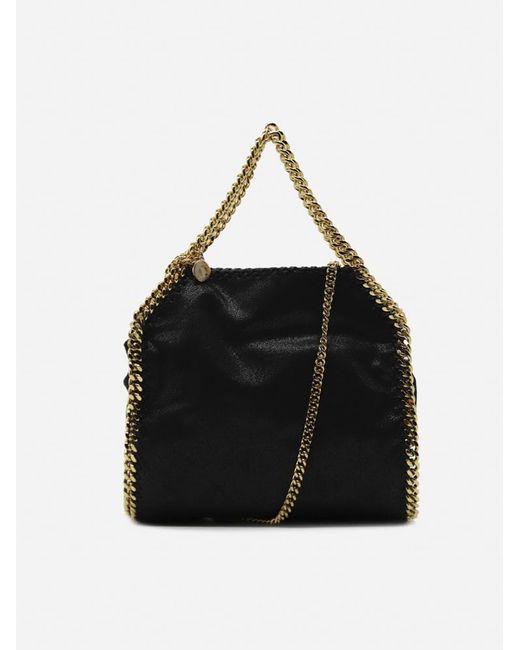 Stella McCartney Falabella Mini Tote Bag in Black | Lyst UK