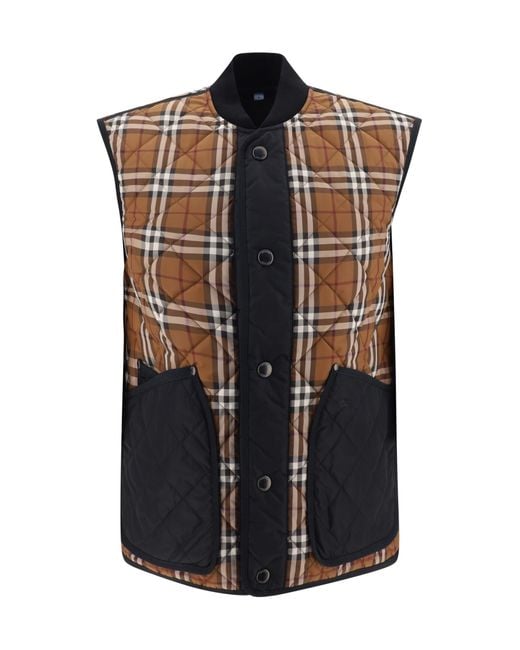Burberry quilted sale vest jacket