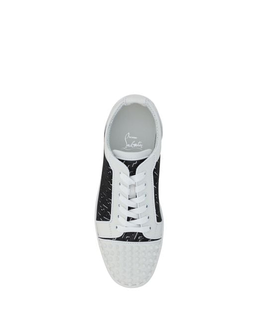 Christian Louboutin White Louis Junior Sneakers