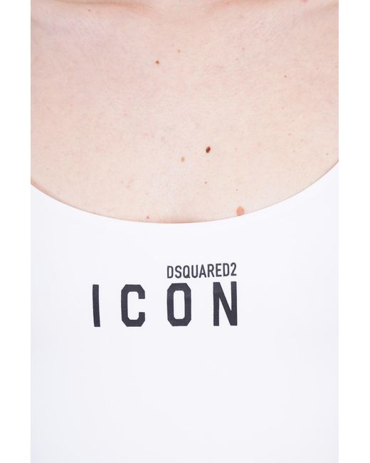 DSquared² Synthetic Beachwear In Polyamide in White - Save 43% | Lyst