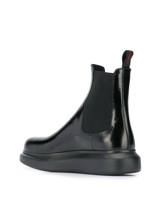 Alexander McQueen Hybrid Leather Chelsea Boots in Black for Men - Save 45%  | Lyst
