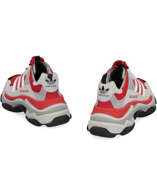 Balenciaga Track.2 Men's Sneakers Red Size 39 EU / 6 US