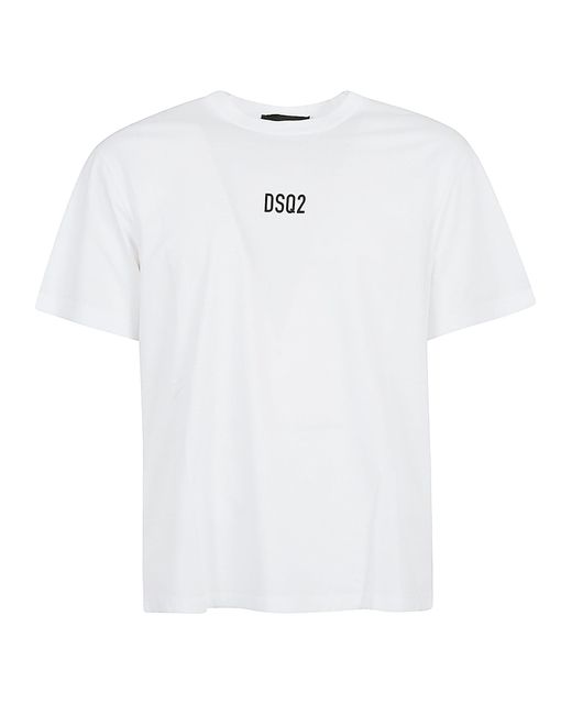 DSquared² Cotton Mini Dsq2 Box T-shirt in White for Men - Save 48% | Lyst