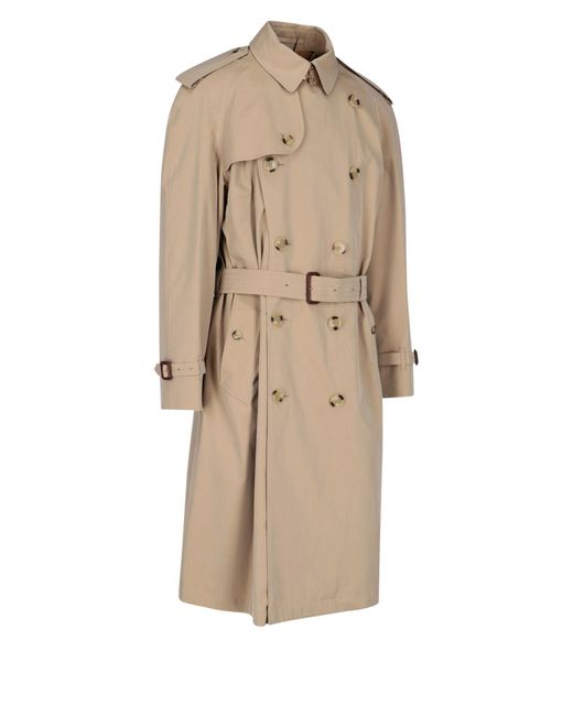 beige burberry coat