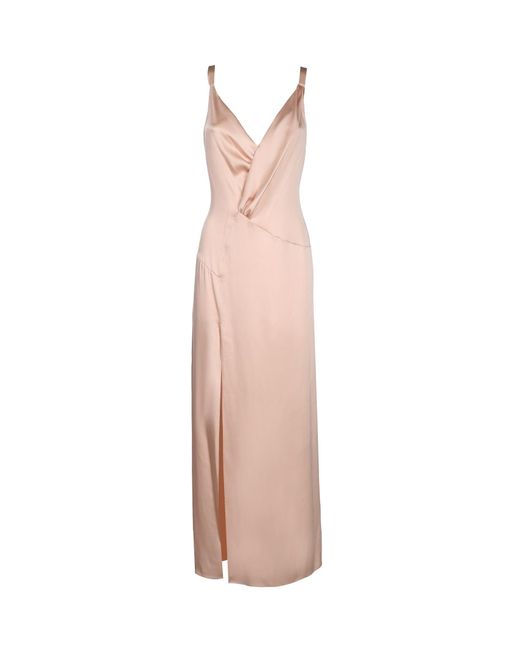 Fendi Satin Dress in Pink Lyst