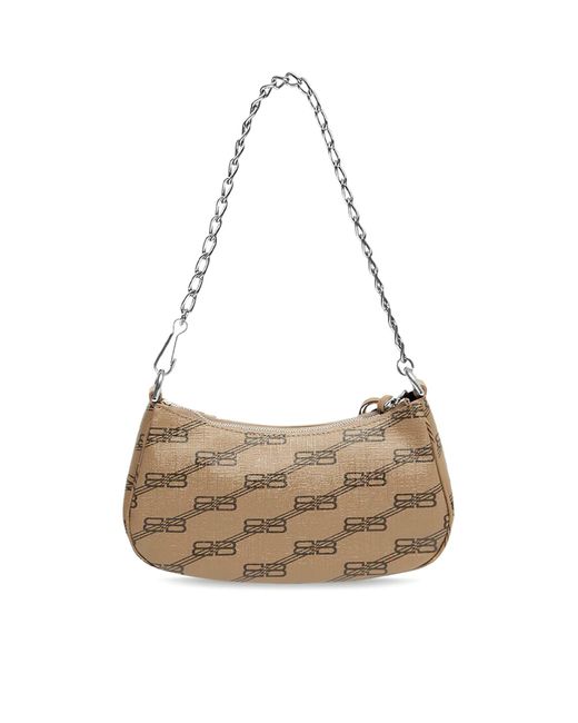 Balenciaga Le Cagole Mini Shoulder Bag in Brown | Lyst
