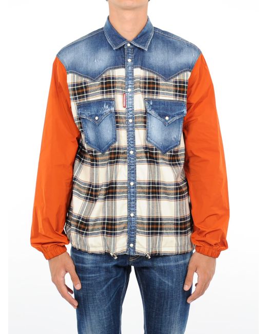 DSquared² Camicia Shirt in Blue for Men - Save 39% | Lyst