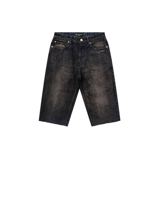 Balenciaga denim shop shorts