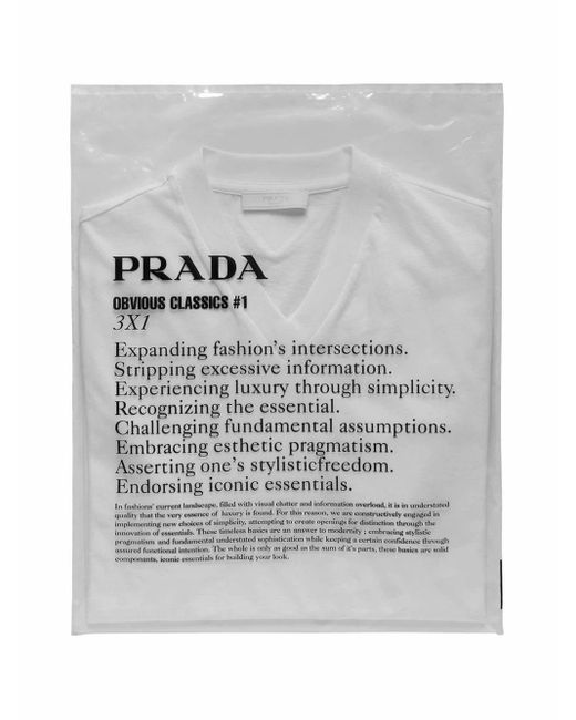prada t shirts 3 pack