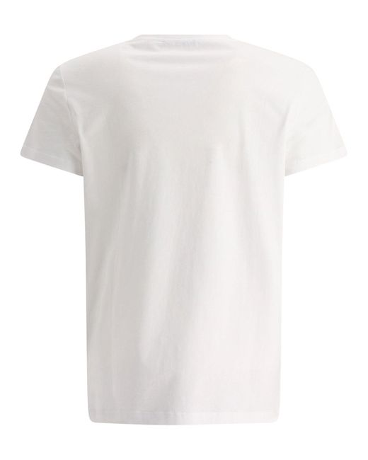 Mens T-shirts Balmain T-shirts Balmain Cotton Crew-neck T-shirt in White for Men Save 9% 