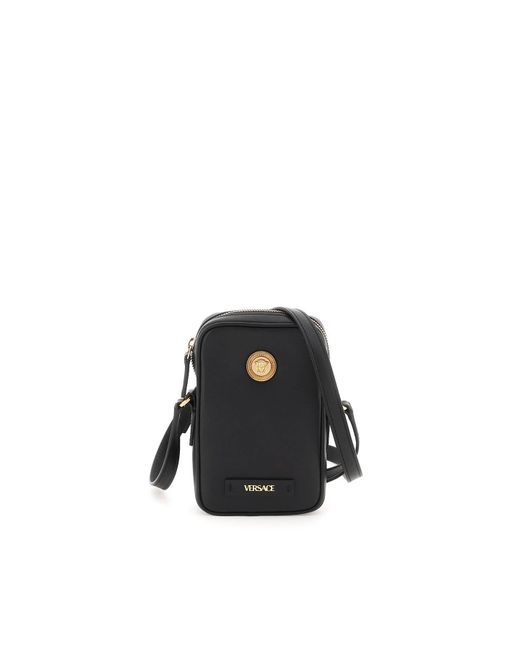 Versace Medusa Biggie Crossbody Bag in Black for Men Lyst