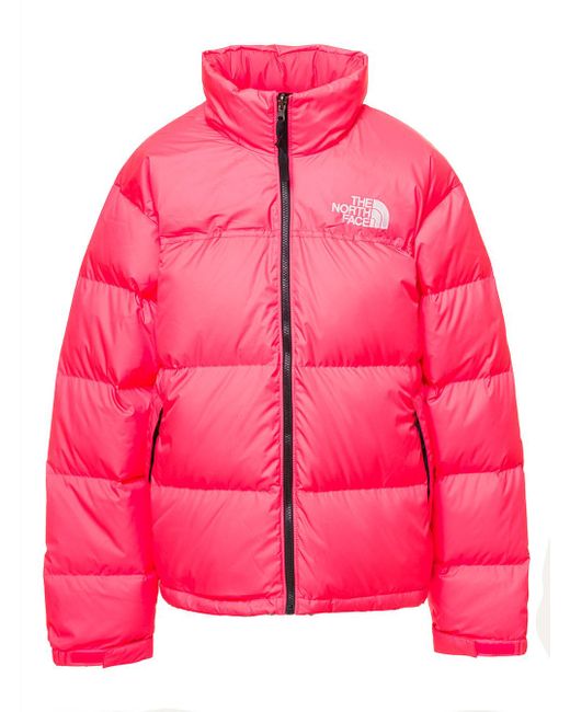 The North Face '1996 Retro Nuptse' Brillant Coral Down Quilted Jacket ...