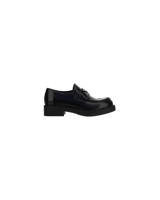 Prada Chocolate Loafers in Black for Men | Lyst