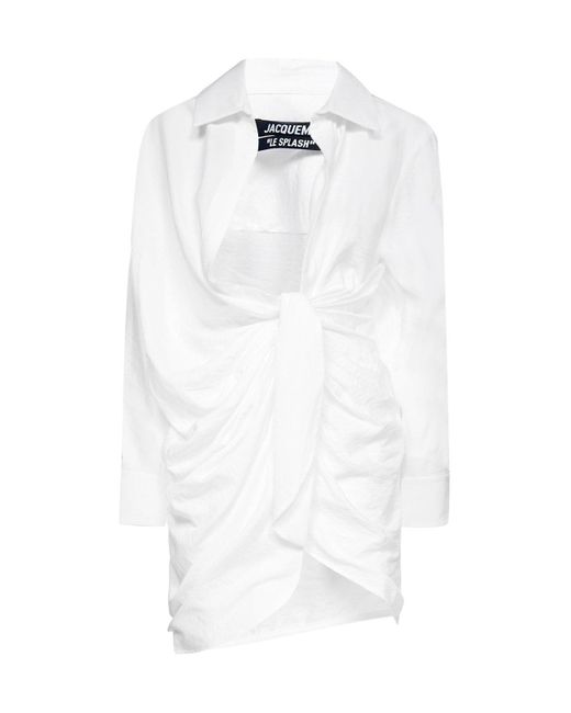 Jacquemus La Robe Bahia Mini Dress in White | Lyst