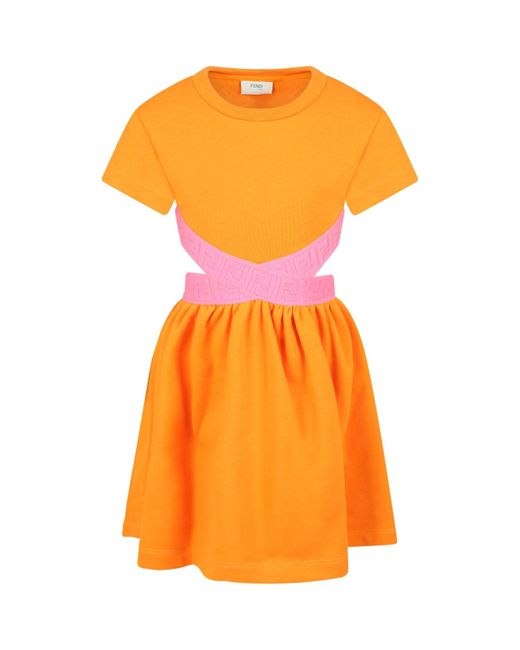 fendi dress orange