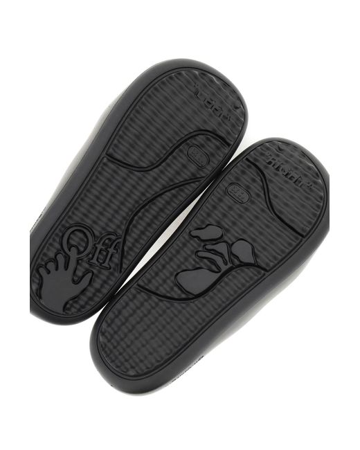 Off-White Meteor Padded Slides - Black