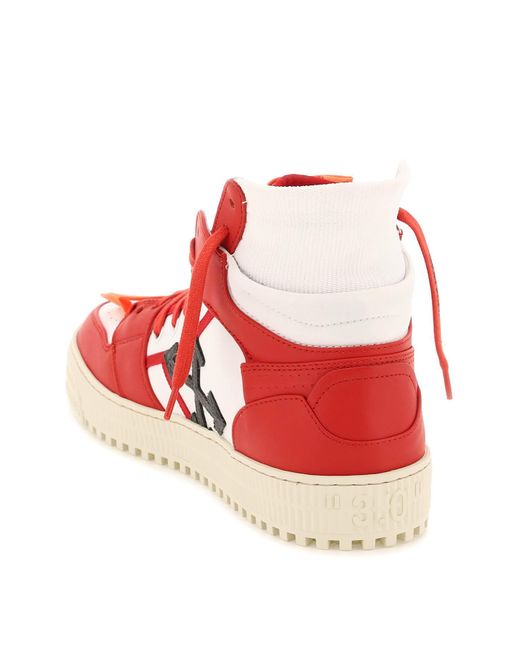 Off-White c/o Virgil Abloh Off Court 3.0 Sneakers in Red for Men | Lyst