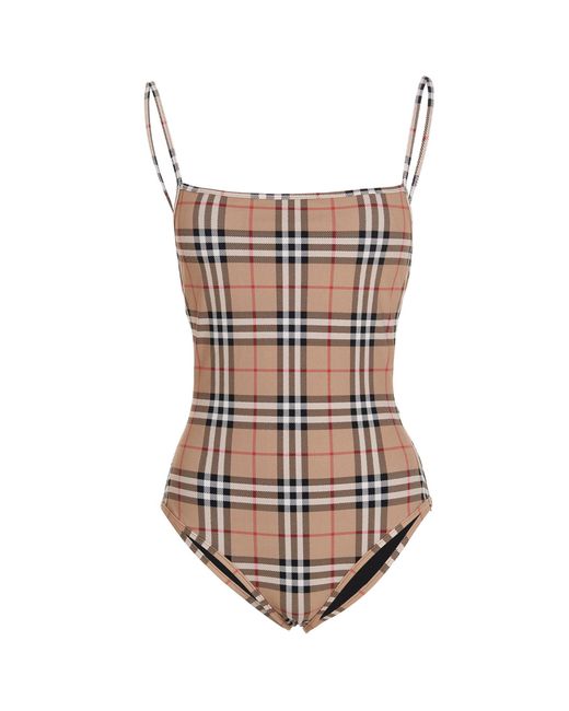 burberry pattern swimsuit