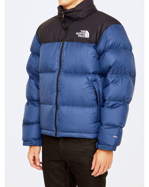 The North Face Retro Nuptse Down Jacket in Blue for Men | Lyst
