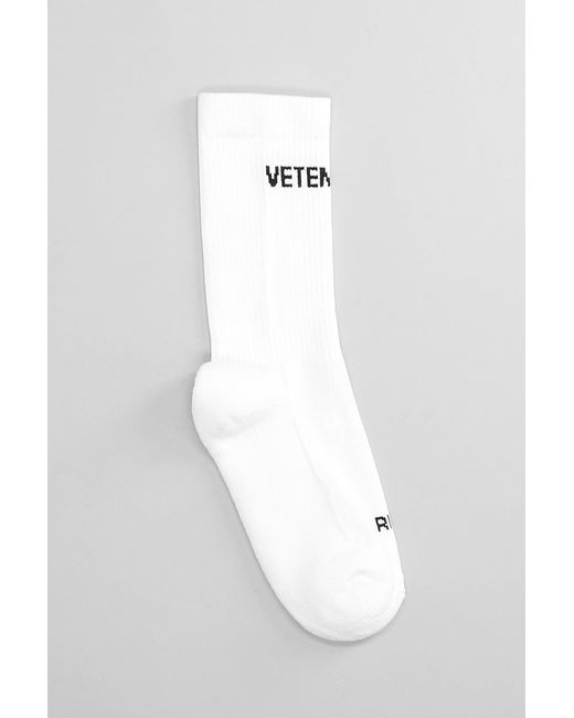 Vetements Socks In Cotton in White | Lyst