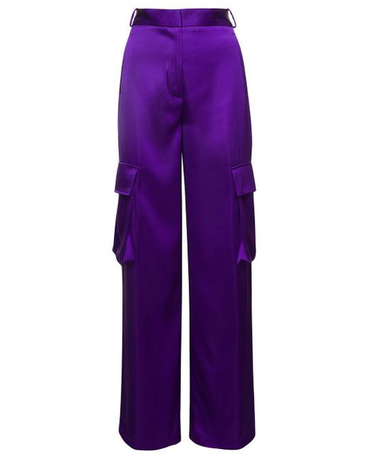 Bright purple store pants