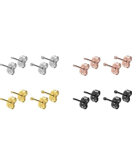 FILANGO Black Titan Ohrstecker Pin