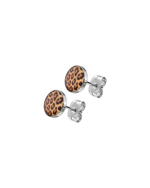 FILANGO Black Titan Ohrstecker Leopard