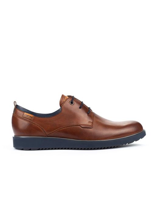 Pikolinos Brown Leather Casual Lace-ups Corcega M2p for men