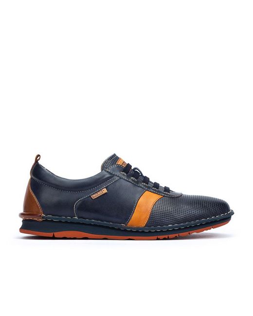Pikolinos Blue Leather Casual Lace-ups Navas M7t for men