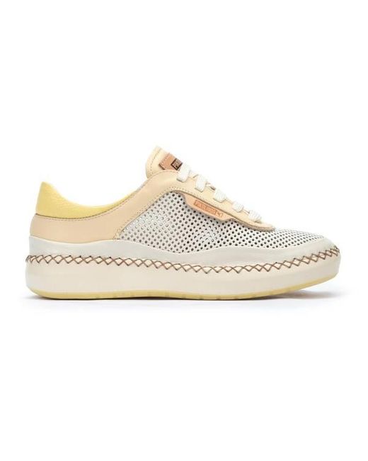 Pikolinos Leather Sneakers Mesina W6b in White | Lyst
