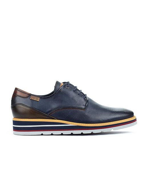 Pikolinos Blue Leather Casual Lace-ups Durcal M8p for men
