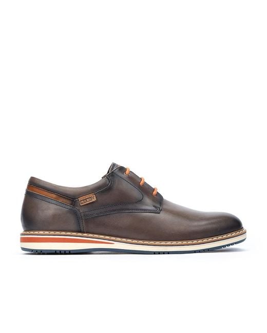 Pikolinos Brown Leather Casual Lace-ups Avila M1t for men