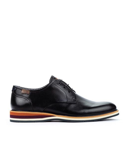 Pikolinos Black Leather Casual Lace-ups Arona M5r for men