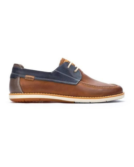 Pikolinos Leather Boat Shoes Jucar M4e in Blue for Men | Lyst