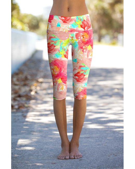 Performance Cropped Leggings Yoga Pants 