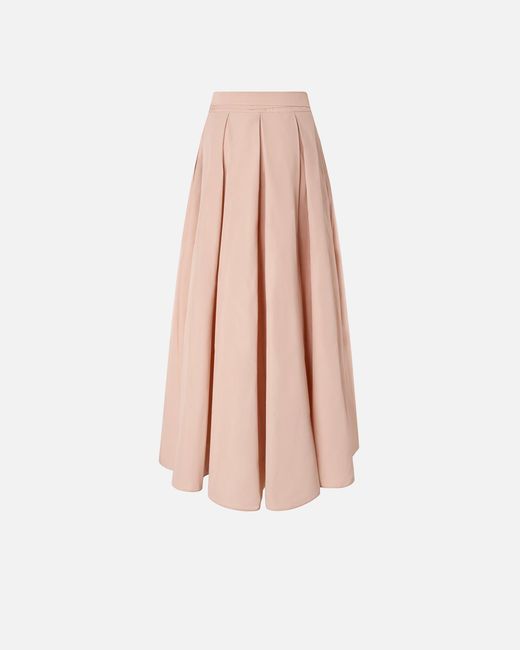 Pinko Pink Long Wrap Skirt With Bow