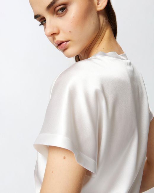 Pinko White T-Shirt Farida 100100 A2Jr Z05