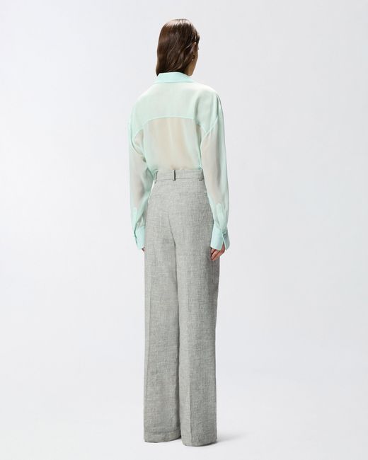 Pinko Blue Transparent Shirt